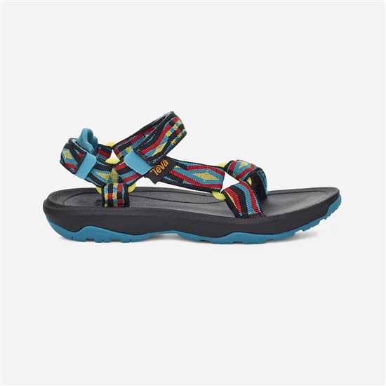 Black / Blue / Red Kids' Teva Hurricane Xlt 2 Sandals | AWR-214836