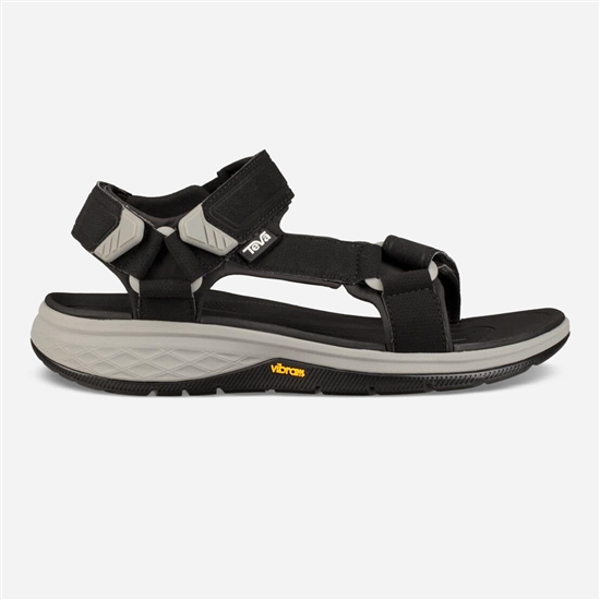 Black Men's Teva Strata Universal Sandals | WNJ-280351