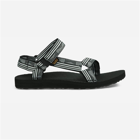 Black / White Women's Teva Original Universal Sandals | JCZ-346589