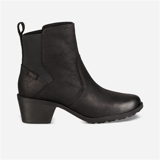 Black Women's Teva Anaya Chelsea Waterproof Chelsea Boots | NHY-806549