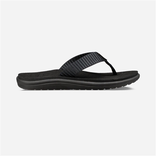 Black Women's Teva Voya Flip Flops | BVX-162305