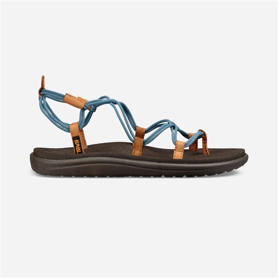 Blue / Dark Brown Women's Teva Voya Infinity Sandals | JRS-031495