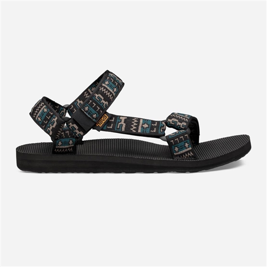 Blue / Grey / Black Men's Teva Original Universal Sandals | PQA-298764