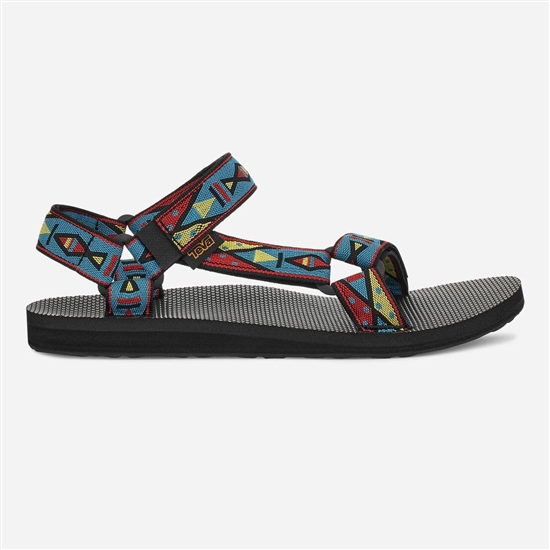 Blue / Red Men's Teva Original Universal Sandals | YFK-091735