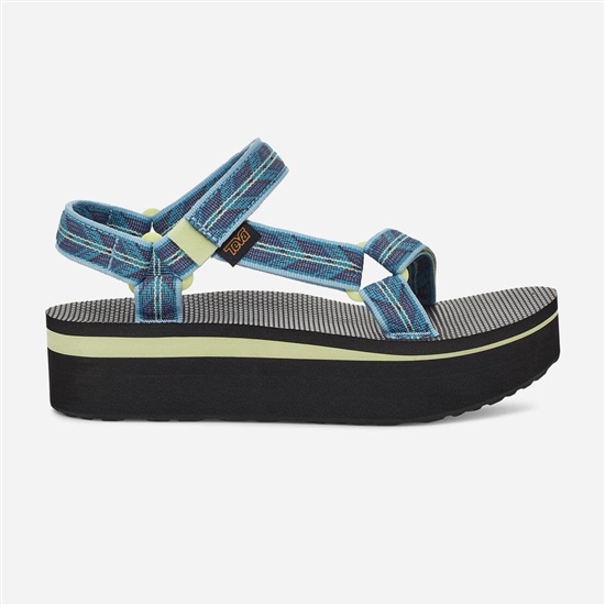 Blue Women's Teva Flatform Universal Flatforms | KFB-968352