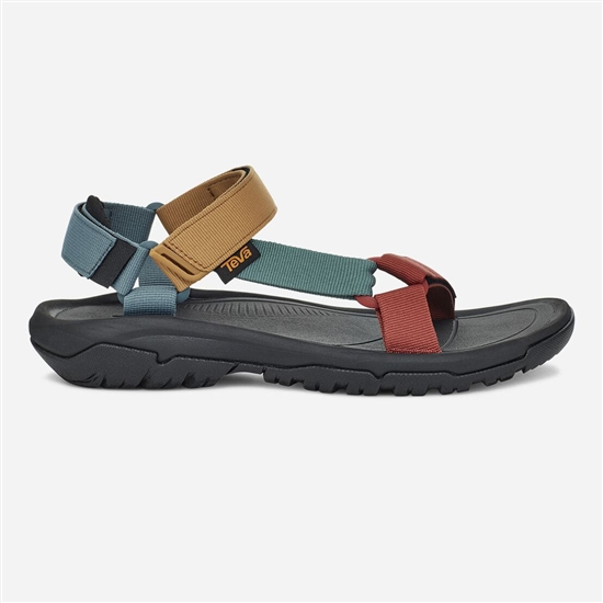 Brown / Blue / Red Men's Teva Hurricane Xlt2 Sandals | NLR-085167