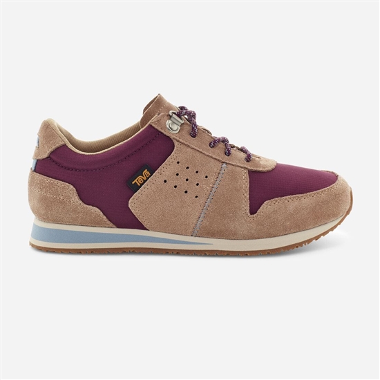 Brown / Purple Women's Teva Highside '84 Sneakers | QPM-039716