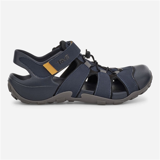 Dark Blue Men's Teva Flintwood Sandals | OVU-037245