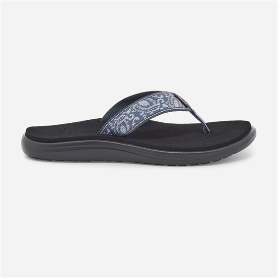 Dark Blue Women's Teva Voya Flip Flops | XNM-794610