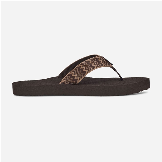 Dark Brown Women's Teva Mush Ii Flip Flops | MOC-972103