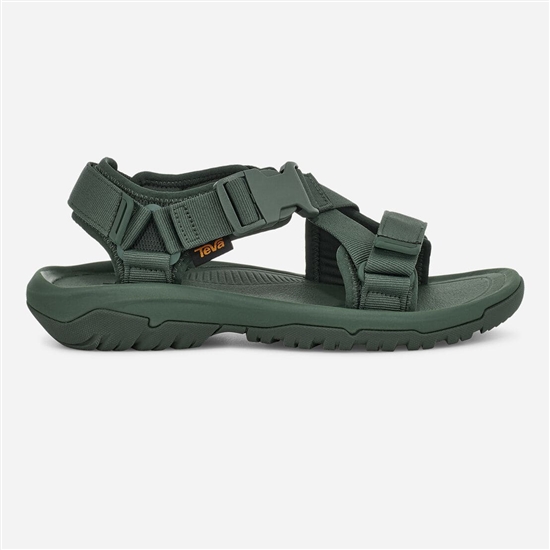 Dark Green Men's Teva Hurricane Verge Sandals | PDK-374265