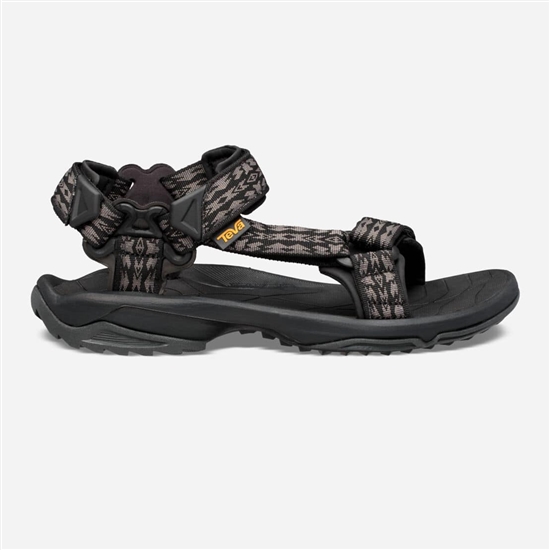 Dark Grey / Black Men's Teva Terra Fi Lite Sandals | ZQF-980247