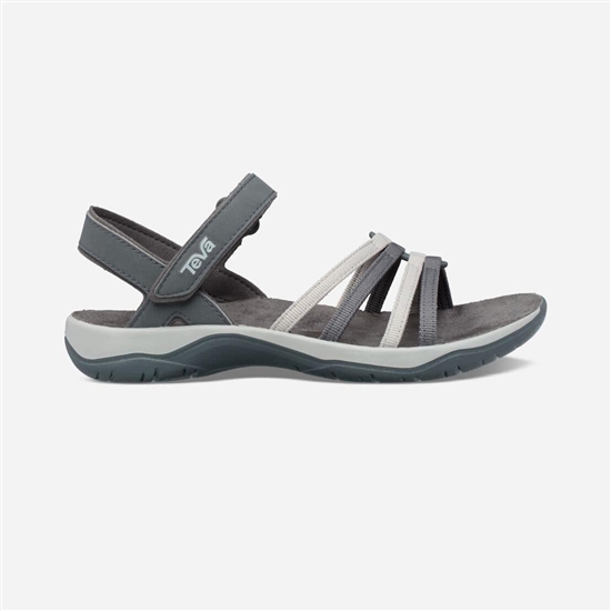 Dark Grey Women's Teva Elzada Web Sandals | MZT-350841