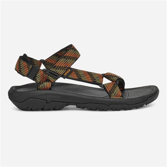 Dark Olive / Orange Men's Teva Hurricane Xlt2 Sandals | SYU-682970