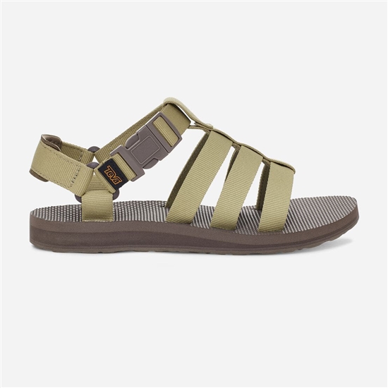 Olive Women's Teva Original Dorado Sandals | EIS-690714