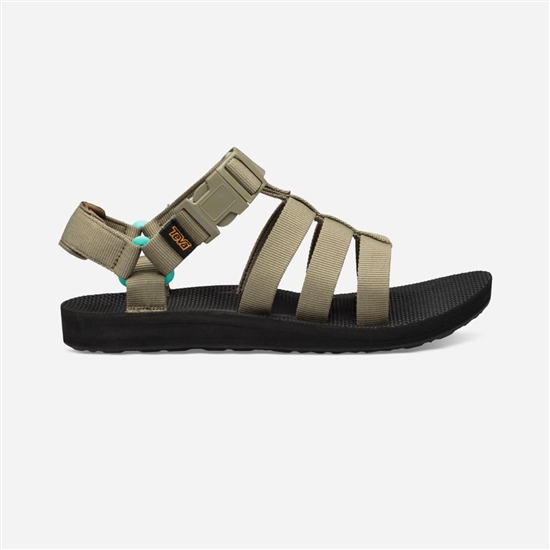 Olive Women's Teva Original Dorado Sandals | EKU-165907