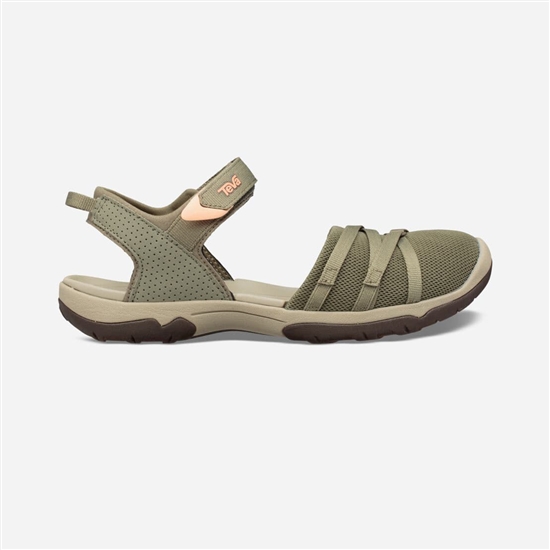 Olive Women's Teva Tirra Ct Sandals | GVN-519304