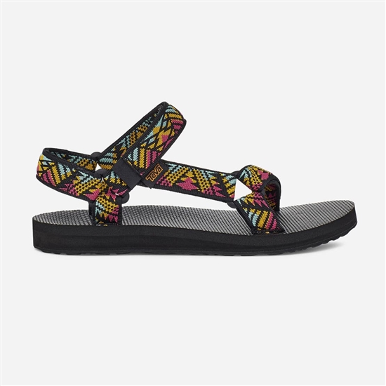 Pink / Yellow / Black Women's Teva Original Universal Sandals | MWL-179208