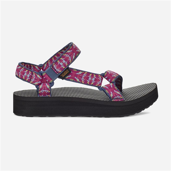 Purple Women's Teva Midform Universal Flatforms | GRZ-821073