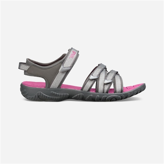 Silver / Magenta Kids' Teva Tirra Sandals | GTN-938205