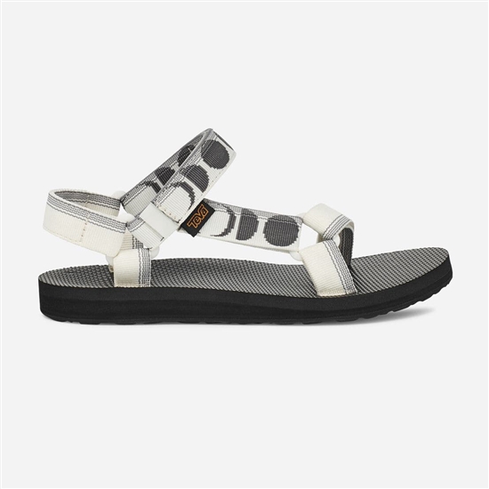 White / Black Women's Teva Original Universal Sandals | IMA-591482