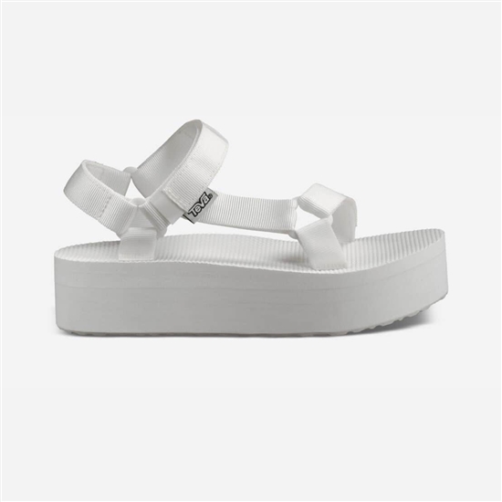 White Women's Teva Flatform Universal Flatforms | PTX-982014