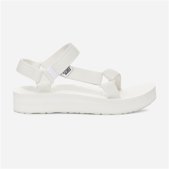 White Women's Teva Midform Universal Flatforms | TFA-813960